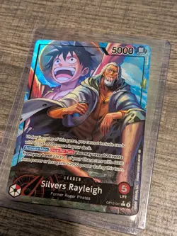 Silvers Rayleigh OP12-001 Alt Art L Legacy Of The Master One Piece Card Game ENG - Image 3