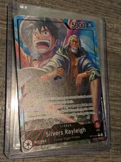 Silvers Rayleigh OP12-001 Alt Art L Legacy Of The Master One Piece Card Game ENG - Image 4