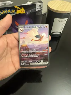 Pokemon TCG Charizard EX Card 199/165 Sir Scarlet & Violet 151 English NM #1 - Image 3
