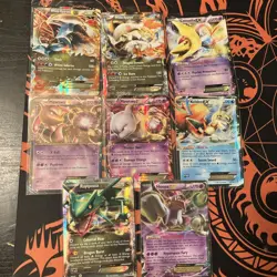 Pokemon TCG EX Card Lot of 8 XY & BW Era Holo Rares - Image 1