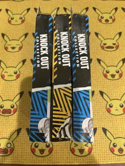 Pokemon TCG: 3x Knock Out Collection Booster Packs Trading Card Set - Image 3