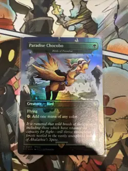 Traveling Chocobo Chocobo Track Foil FIN#0568 & Paradise Chocobo FIC#0483 MTG - Image 3