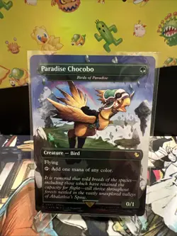 Traveling Chocobo Chocobo Track Foil FIN#0568 & Paradise Chocobo FIC#0483 MTG - Image 5