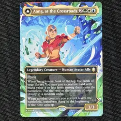 WOTC Avatar: The Last Airbender Aang, at the Crossroads (Borderless) (R) NM - Image 2