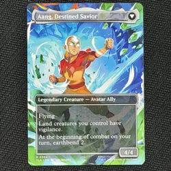 WOTC Avatar: The Last Airbender Aang, at the Crossroads (Borderless) (R) NM - Image 3