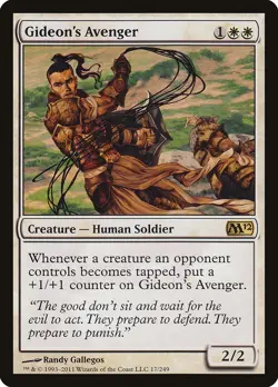 Core Set 2012 Gideon's Avenger MTG Magic the Gathering NM - Image 1