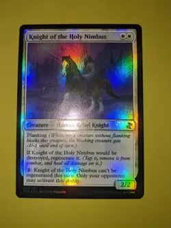 FOIL Knight of the Holy Nimbus x1 Time Spiral Remastered 1x Magic the Gathering - Image 1