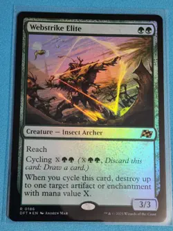Webstrike Elite (FOIL) NM - Aetherdrift (DFT) - *Magic The Gathering* - Image 1