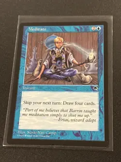 Tempest Meditate MTG Magic the Gathering NM - Image 1