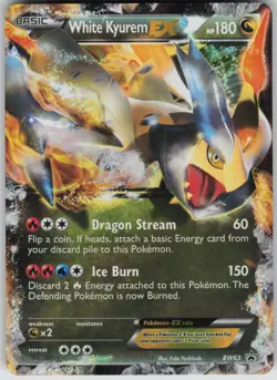 Pokemon TCG White Kyurem EX Promo Black and White Promos BW63 - Image 1