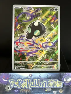 Pokemon Card Shroodle 149/132 Illustration Rare Mega Evolution Base Set NM - Image 1