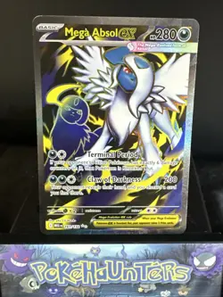 Pokemon Card Mega Absol EX 161/132 Ultra Rare Mega Evolution Base Set Near Mint - Image 1