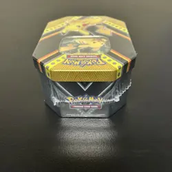 Pokemon TCG: V Powers Tin New Factory Sealed 2020 4 Packs Pikachu V - Image 3