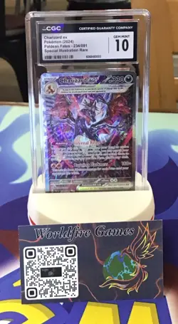 POKEMON CGC 10 2024 SV Paldean Fates Charizard ex 234/091 SIR - Image 1
