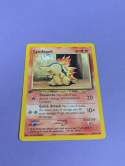 Cyndaquil - 57/111 - Common 1st Edition Neo Genesis - Pokemon Card - MP - Image 1