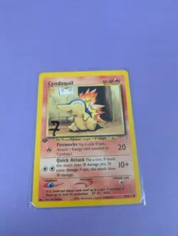 Cyndaquil - 57/111 - Common 1st Edition Neo Genesis - Pokemon Card - MP - Image 3