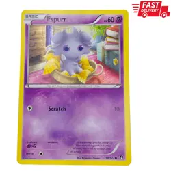 Pokemon TCG Espurr 58/122 XY BREAKpoint Regular Common Card EX 2016 - Image 1
