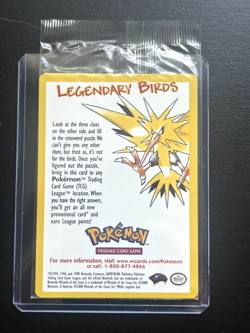 Pokemon Moltres 21 - Black Star Promo - Factory Sealed - WOTC Mint - Image 5