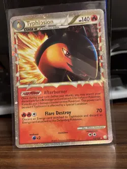 Typhlosion Prime 110/123 Heartgold & Soulsilver Holo Pokemon - Image 1