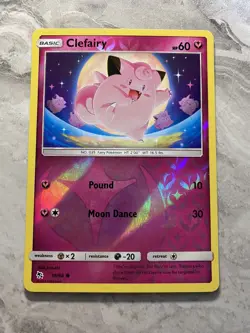 Pokemon TCG - Clefairy - 39/68 - Common Reverse Holo - Hidden Fates - Image 1