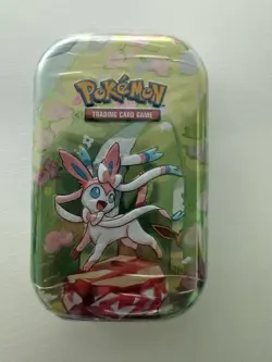 Pokemon TCG Prismatic Evolutions Mini-Tin Sylveon Factory Sealed New - Image 1