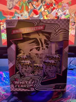 Pokemon TCG: Scarlet & Violet - WHITE FLARE Binder Collection NEW FACTORY SEALED - Image 3