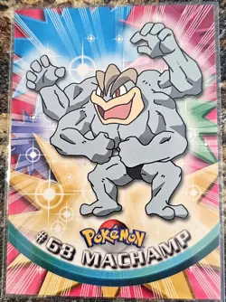 1999 Pokemon Topps Machamp 68 Ungraded NM or Better - Image 1