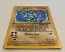 Pokemon TCG: Machamp [Holo] [1st Edition] Base Set #8/102 Holo Rare - Image 5