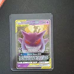 Pokemon TCG Gengar & Mimikyu GX Sun & Moon - Team Up 53/181 Holo Ultra Rare - Image 1