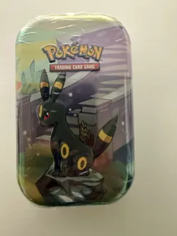 Pokemon TCG Prismatic Evolutions Mini-Tin Umbreon Factory Sealed New - Image 1