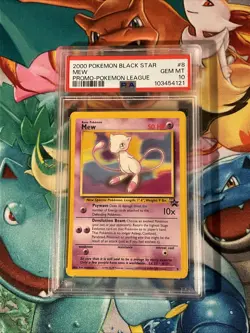 2000 Pokemon Black Star Promo #8 Mew PSA 10 - Image 1