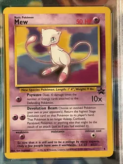 2000 Pokemon Black Star Promo #8 Mew PSA 10 - Image 3