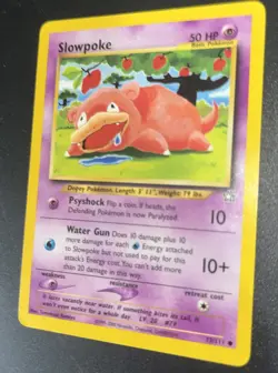 Slowpoke 73/111 Pokemon TCG Neo Genesis Unlimited - LP Vintage - Image 1