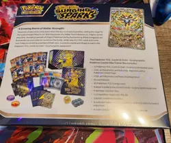 Pokemon TCG Surging Sparks ETB Pokemon Center Exclusive SEALED Elite Trainer Box - Image 2