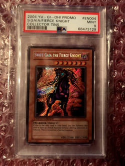 Yugioh Swift Gaia the Fierce Knight CT1-EN004 Limited Edition - PSA 9 MINT - Image 2