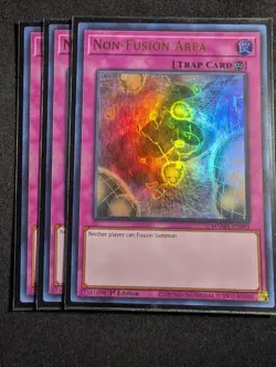 Yugioh - 3x Non-Fusion Area MAMA-EN095 1st Edition Ultra Rare NM - Image 1