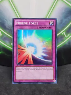 Yugioh Mirror Force YS13-ENV14 Super Rare 1st Edition NM - Image 1