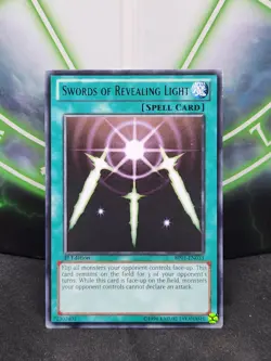 Yugioh Swords of Revealing Light BP01-EN033 Black Rare 1st Edition NM - Image 1