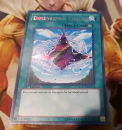 Yu-Gi-Oh Dimensional Fissure Secret Rare 1st Edition LCGX-EN215 - Image 1