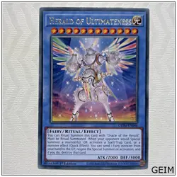 Herald of Ultimateness - GEIM-EN046 - Rare 1st Edition Yugioh - Image 1