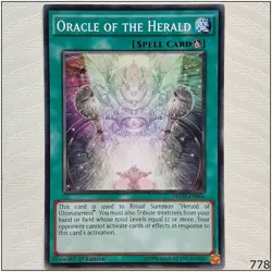 Oracle of the Herald - NECH-EN066 - Common 1st Edition Yugioh - Image 1