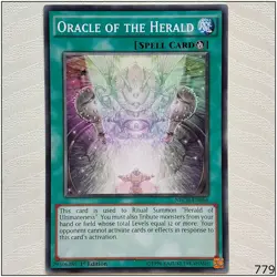 Oracle of the Herald - NECH-EN066 - Common 1st Edition Yugioh - Image 1