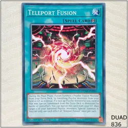 Teleport Fusion - DUAD-EN060 - Common 1st Edition Yugioh - Image 1