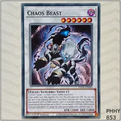 Chaos Beast - PHHY-EN040 - Common 1st Edition Yugioh - Image 1