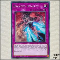 Branded Befallen - PHHY-EN073 - Common 1st Edition Yugioh - Image 1