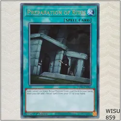 Preparation of Rites - WISU-EN045 - Rare 1st Edition Yugioh - Image 1
