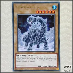Frostosaurus - WISU-EN008 - Rare 1st Edition Yugioh - Image 1