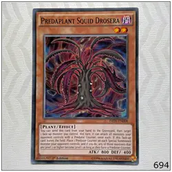Predaplant Squid Drosera - INOV-EN008 - Common 1st Edition Yugioh - Image 1