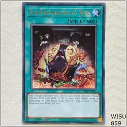 Pre-Preparation of Rites - WISU-EN056 - Rare 1st Edition Yugioh - Image 1