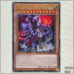 Ultimate Conductor Tyranno - WISU-EN009 - Rare 1st Edition Yugioh - Image 1